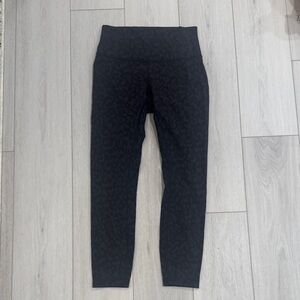 Lululemon Athletica Black Patterned Leggings